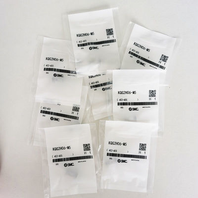 KQG2H06-M5 Male Connector Push to Connect Fittings with Thread Sealant, SS316