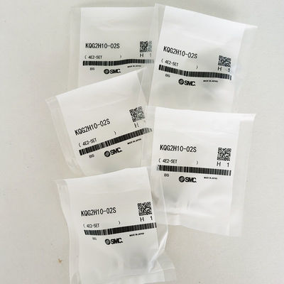 KQG2H10-02S Male Connector Push To Connect Fittings With Thread Sealant, SS316