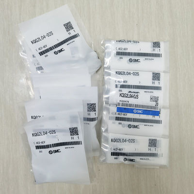 KQG2L04-02S Push To Connect Pneumatic Fittings Grease Free 1.0 MPa