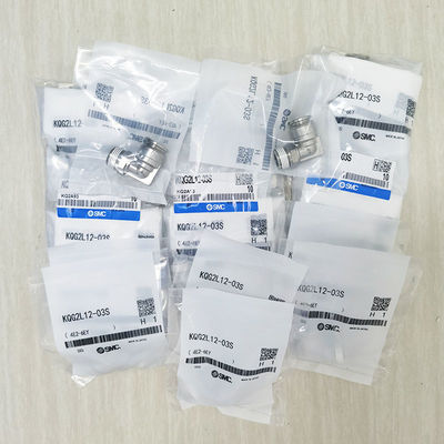 KQG2L12-03S Pneumatic Pipe Fittings Straight Elbow -100kPa To 1MPa