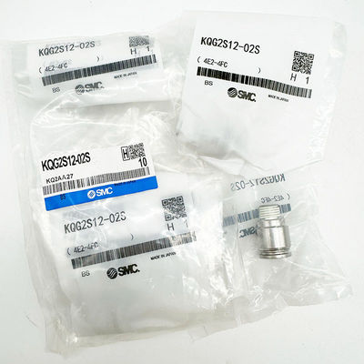 KQG2S12-02S 316 Stainless Steel Hexagonal Cylindrical Head Push In Joint