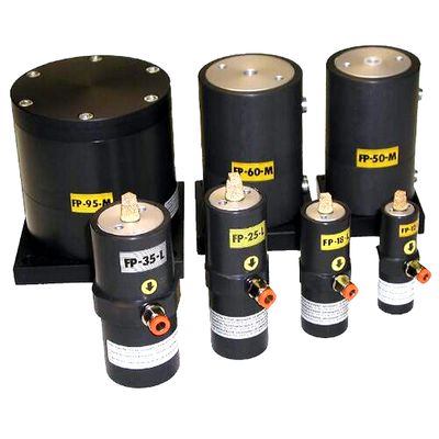 FP40 Pneumatic Vibrator Rated Frequency 1800 – 9300 Vpm With Force 32 – 6150 N