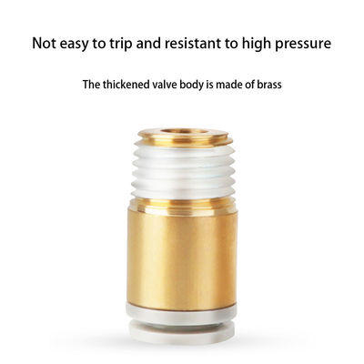 SMC Type Brass Pneumatic Fittings KB2S4-M5 6-01 Threaded Straight Through