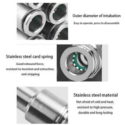SMC KQG2U04-00 U-Shaped Quick Connector Stainless Steel Pneumatic Fittings