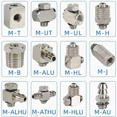 SMC Type Cylinder Micro Quick Twist Connector / Pneumatic Fittings