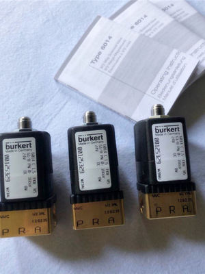 Burkert 00125329 3/2 Way Solenoid Valve 16 Bar 24v Normally Closed G1/8