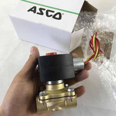 ASCO EF8210G003 120/60AC 2-Way Brass 3/4 In Solenoid Valve Normally Closed General Service