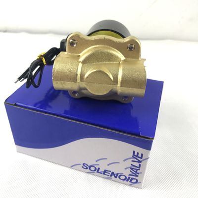 1 Inch 2W200-25 Brass Electric Solenoid Valve Normally Closed NPT Water Air Brass Solenoid Valve NC 2 Way
