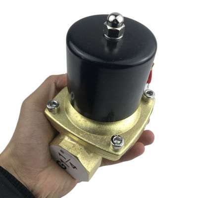 Normally Open 2W350-35 1 1/4 Inch Pure Brass Solenoid Valve Water Air Valve NO