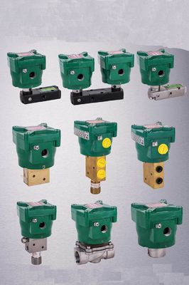 NF8551B402MO-24VDC 1/4 Inch Asco 4 Way Solenoid Valve 2 PSI Minimum Operation