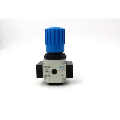 LR-1/4-D-MIDI 186451 LR-1/4-D-MIDI-MPA 8002368 FESTO Zinc Alloy Pressure Regulating Valve With Pressure Gauge 0.5-12 Bar Compact Air Filter Regulator System with Enhanced Performance