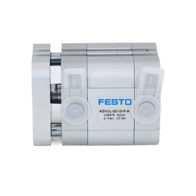 Wrought Aluminium Alloy Piston Pneumatic Cylinder With Male Thread Port