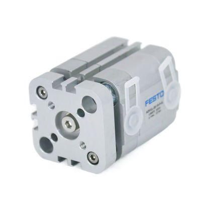 Wrought Aluminium Alloy Piston Pneumatic Cylinder With Male Thread Port
