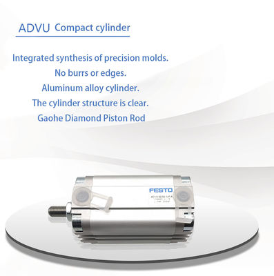 Versatile Piston Pneumatic Cylinder for M5 Connection ADVU-25-5-P-A
