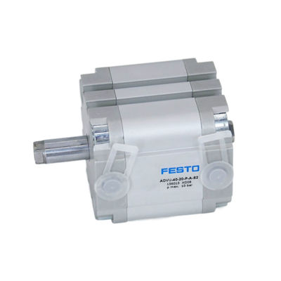 Compact Pneumatic Cylinder with M5 Male Thread ADVU-20-40-A-P-A