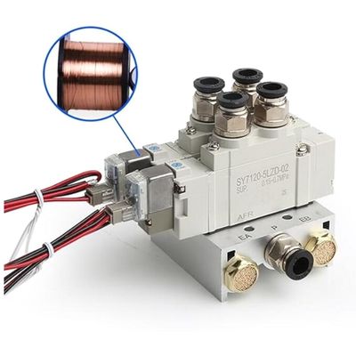 SY5220-5LZD-C4 Solenoid Valve SMC 2 Position Double DC24V One-Touch Fitting Port Size Ø4