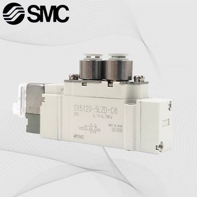 Solenoid Valve SY5120-6LZD-01 SMC2 Position Single DC12V Port Size 1/8 Thread Piping