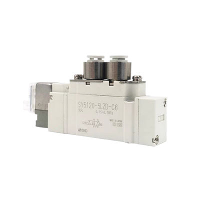 SMC SY3420-6LZD-C4 Pneumatic Solenoid Valve DC12V 3 Position Exhaust Center Port Size Ø4