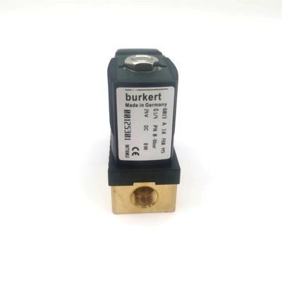 BURKERT 00126138 6014C Normally Closed G1/4 2.0 Flow Orifice AC24V 8W Brass Body Plunger Valve