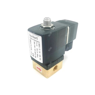 00126143 AC24V 6014C Normally Closed BURKERT Solenoid Valve G1/4 2.5 Flow Hole 8W Brass Valve Body