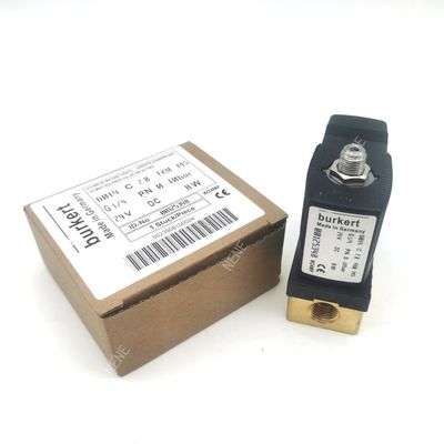 BURKERT 6014D 00126196 Normally Open Solenoid Valve G1/8 AC24V 8W Brass Valve Body 32 * 32 0~16bar