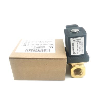 AC220V 00126219 Solenoid Valve Burkert AC220V 6014 C Normally Closed G1/8 1.5 Flow Hole 8W Stainless Steel Valve Body 0~16bar