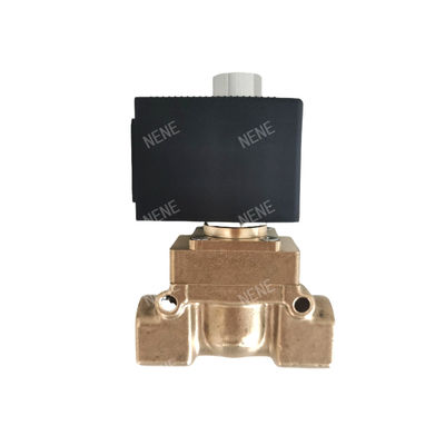 00126162 6014 D burkert solenoid valve Direct Acting Bottom Plate Connection Normally Open 2.0 Flow Hole AC24V 8W Brass Valve Body 0~10bar