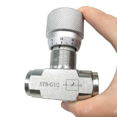 Throttle Valve STB-G1/2 High Pressure Resistant Flow Control Valve STB Hydraulic Throttle Valve