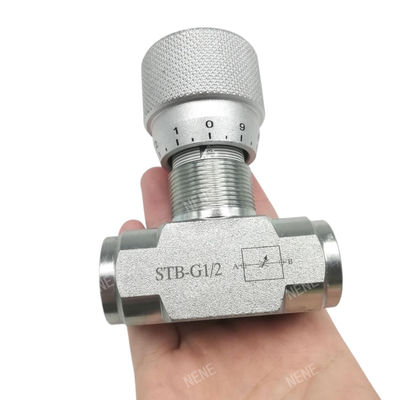 Throttle Valve STB-G1/2 High Pressure Resistant Flow Control Valve STB Hydraulic Throttle Valve