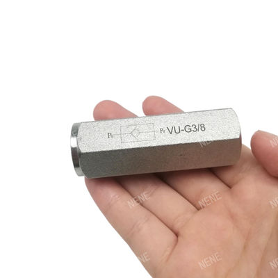 Tube Type Hydraulic Valve VU-G3/8 Large Diameter Threaded One-Way Valve Manufacturer Source Direct Sales