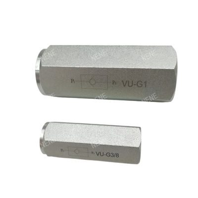 Tube Type Hydraulic Valve VU-G3/8 Large Diameter Threaded One-Way Valve Manufacturer Source Direct Sales