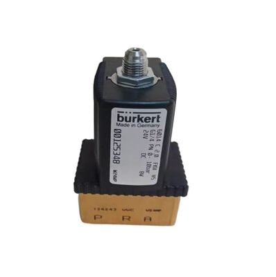 00308501 URKERT Solenoid Valve 5404 G1/2 2/2 Normally Closed 12 Flow Hole FKM Sealed Brass Valve Body DC24V 8W 1-50bar