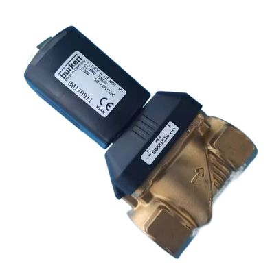 BURKERT 00308505 G3/4 2/2 Normally Closed 20 Flow Hole FKM Sealed Brass Valve Body AC220V 8W 1-40bar 5404 Type