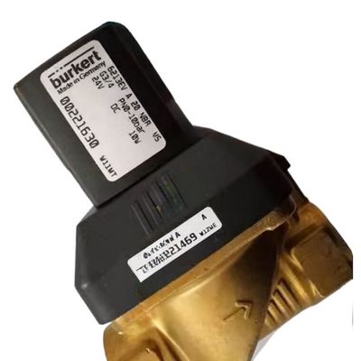00308506 BURKERT Solenoid Valve G1 2/2 Normally Closed 25 Flow Hole FKM Sealed Brass Valve Body 8W 1-32bar