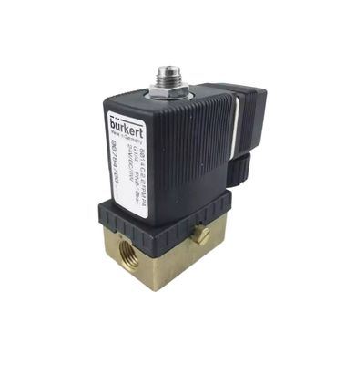 Electron Magnetic Valve BURKERT 00309022 FKM Seal G1/2 2/2 Normally Open 12 Flow Hole DC24V 8W 1-32bar
