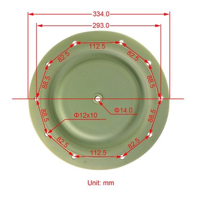 96391 96392 2" DN50 Shockwave Diaphragm Kit Ingersoll Rand