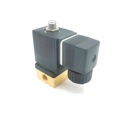 2/2 Normally Open 00295651 Burkert Solenoid Valve 20 Flow Holes FKM (Fluororubber) Sealed Brass Valve Body AC220V 8W 1-25bar