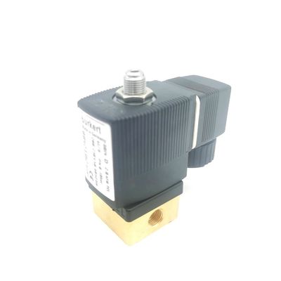 2/2 Normally Open 00295651 Burkert Solenoid Valve 20 Flow Holes FKM (Fluororubber) Sealed Brass Valve Body AC220V 8W 1-25bar