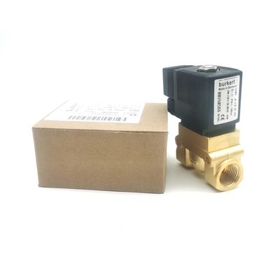 Industrial Solenoid Valve 00085337 G1 1/4 2/2 Normally Closed 32 Flow Hole FKM (Fluororubber) Sealed Brass Valve Body AC24V 8W 1-25bar