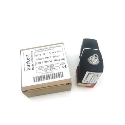 00134245 Brass Burkert Solenoid Valve 6013 Type 2/2 Normally Closed FKM Seal 24VDC 8W 0~25bar