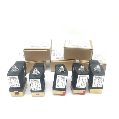 00134240 BURKERT 6013 Type Direct Acting G1/8 Inch 2/2 Normally Closed 2.5 Flow Hole FKM Sealed Brass Valve Body 24VDC 8W 0~10bar