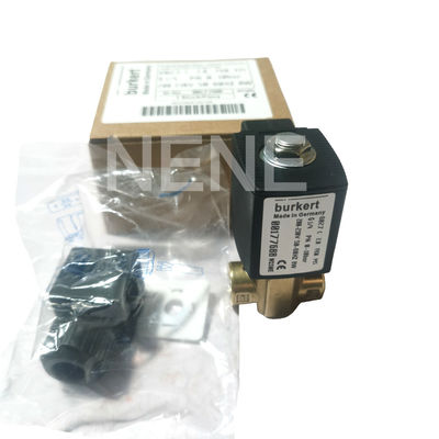 Burkert Solenoid Valve 00134241 6013 Type Direct Acting G1/8-Inch 2.5 Flow Hole FKM Sealed Brass Valve Body 24VAC 8W 0~16bar