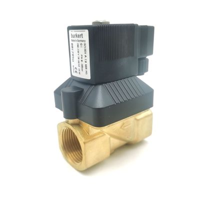 Burkert Solenoid Valve FKM Seal 00126091 24VDC 8W 0~6bar 6013 Type Direct Acting G1/8 Inch 2/2 Normally Closed 3.0 Flow Hole