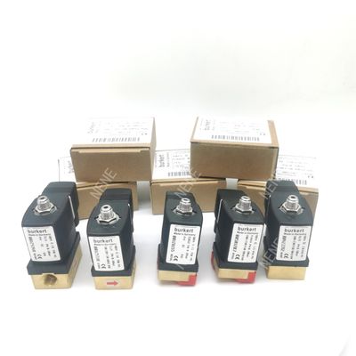 00125301 Solenoid Valve Burkert 6013 Type Direct Acting G1/4 Inch 2/2 Normally Closed 3.0 Flow Hole FKM Sealed Brass Valve Body 24VDC 8W 0~6bar
