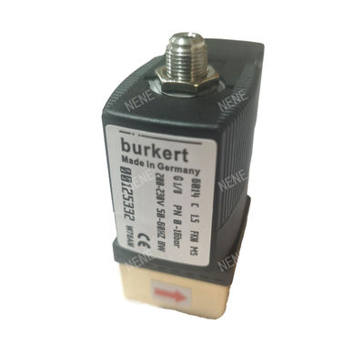 G1/4 Burkert Solenoid Valve 00125302 6013 Type Direct Acting Inch 2/2 Normally Closed 3.0 Flow Hole FKM Sealed Brass Valve Body 24VAC 8W 0~10bar