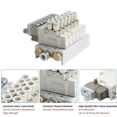 Soft Seal SMC Solenoid Valves SY3320-5LZD-M5 SY3320-6LZD-M5 SY series
