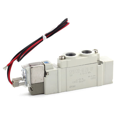 Soft Seal SMC Solenoid Valve 5-Port Configuration SY3320-5LZD-C8 SY3320-6LZD-C8