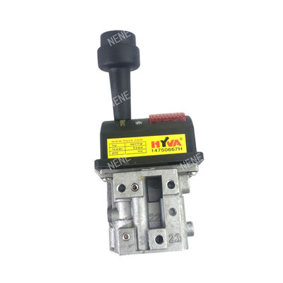 14750667H HYVA JQF34-A 2way Dump Truck Controls Valves Oval Shaped Rubber Handle