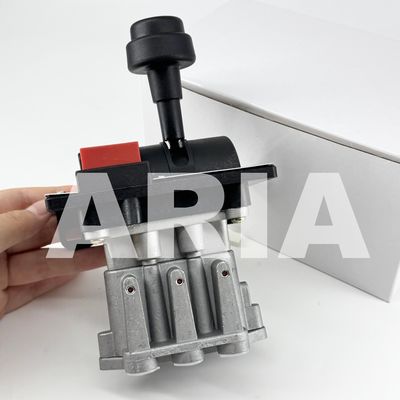 New six hole valve 6CV-D-N manual control valve dump truck PTO control valve with indicator light