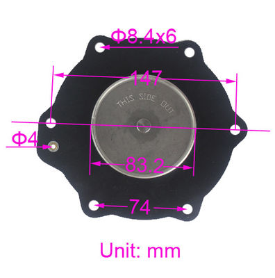 C113686 NBR VITON Diaphragm Maintenance Kit For SCG353A051 ASCO 2 1/2′′ Dust Collector Solenoid Pulse Jet Valve Membrane Repair Kit